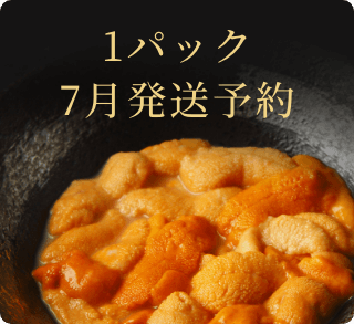 2023年7月発送予約塩水エゾバフンウニ1パック