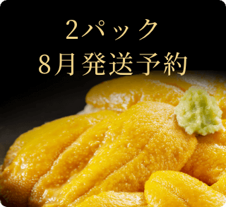 2023年8月発送予約塩水ムラサキウニ2パック