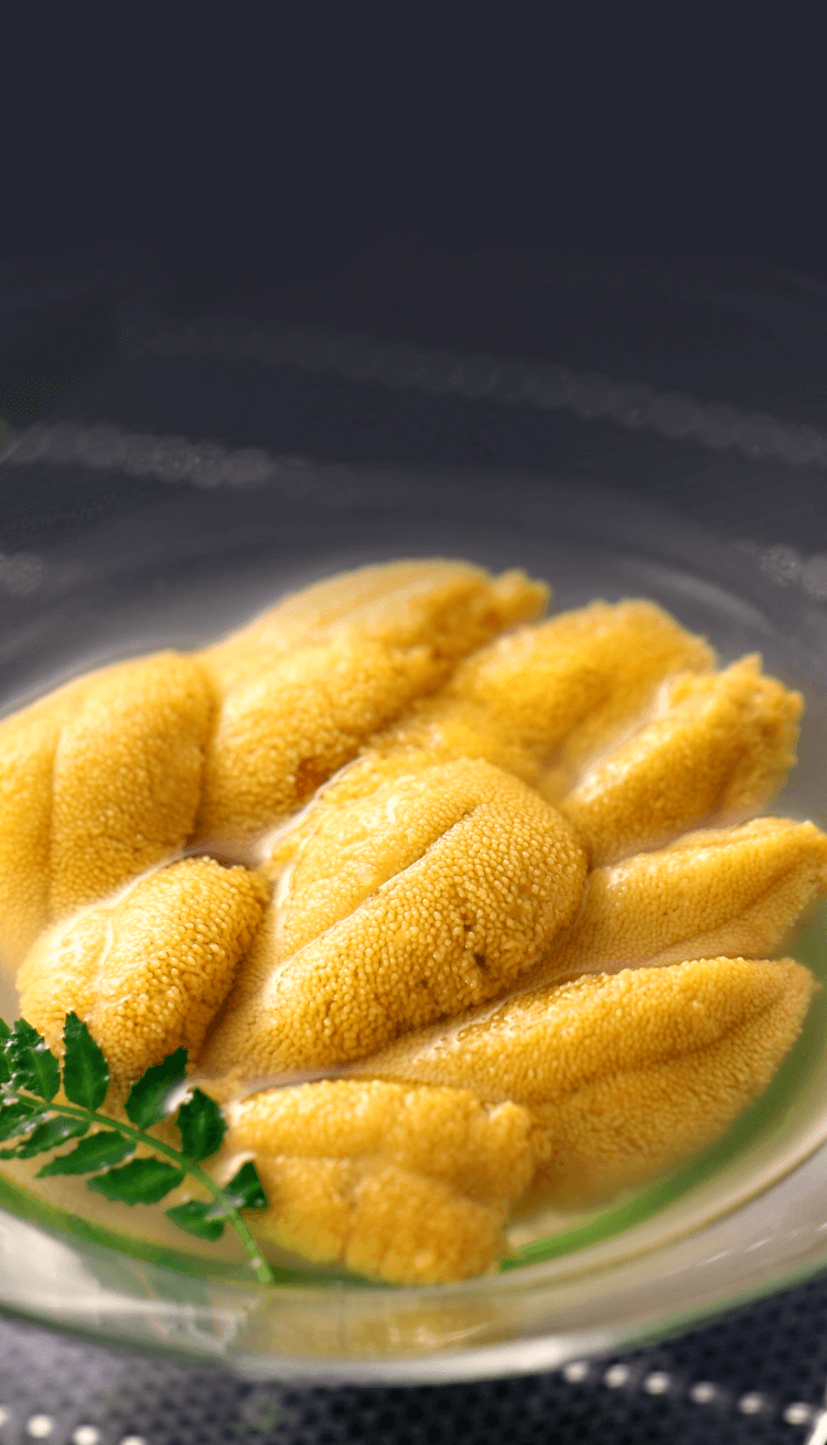 高級寿司店が好むキタムラサキウニ